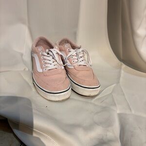 Vans Pink and White Women's Sneakers